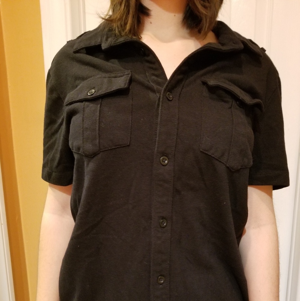 Apt.9 M Slim Fit Black Polo